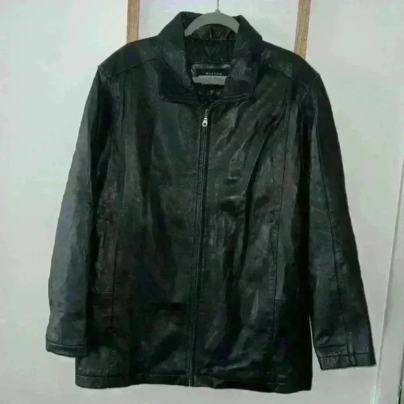 Boston Outfitters Men’s 100% Leather Jacket - Picture 1 of 9